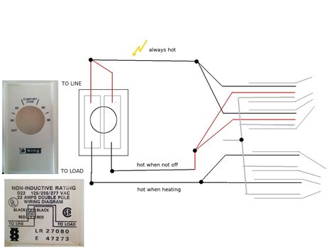 1 Pole Thermostat Wiring Diagram