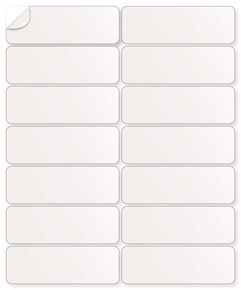 1 X 3 4 Label Template