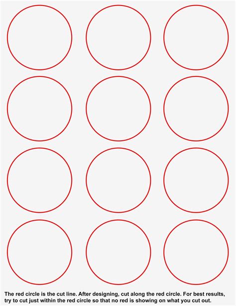 1.5 Inch Round Labels Template