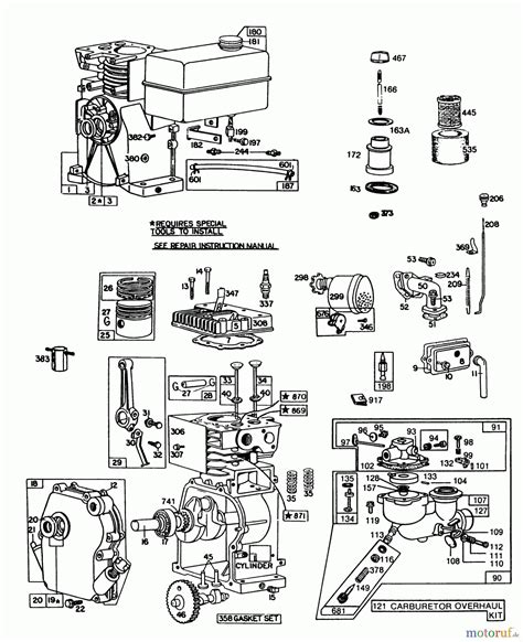 10 5 hp briggs stratton engine parts diagram wiring 