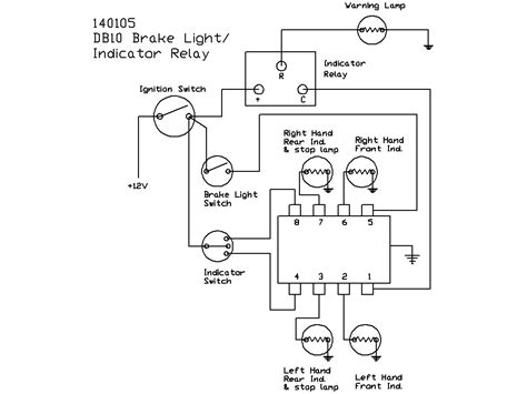 10 Db Flasher Unit Relay Wiring Diagram