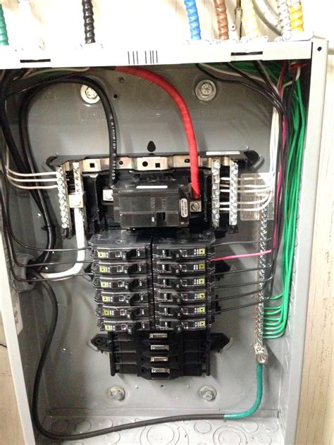 100 amp panel wiring diagram 