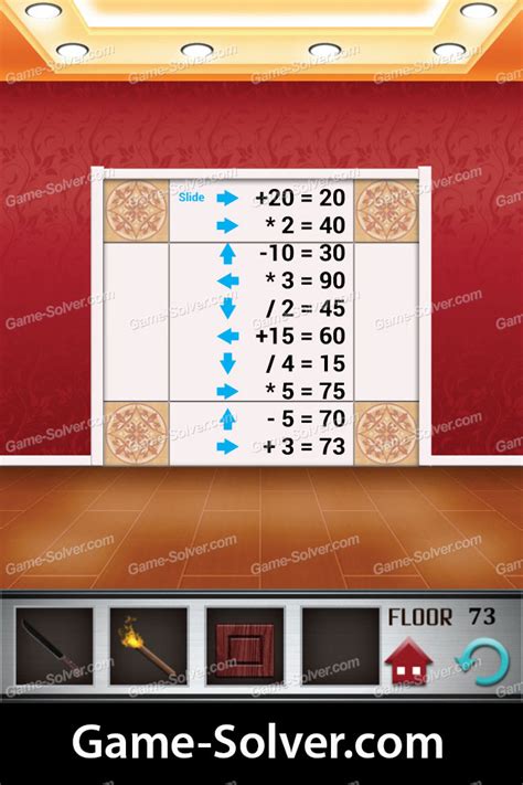 100 Floors Level 73 Walkthrough