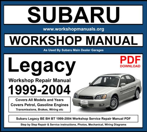 10102 2003 Subaru Legacy Diy Service Repair Workshop Manual Best Pdf Download