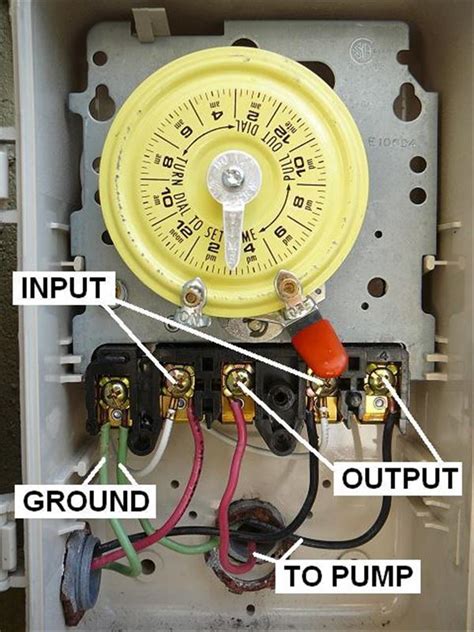110v pool timer wiring diagram 