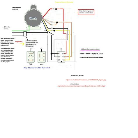 115 230 Motor Wiring Diagrams