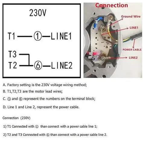 115230 volt motor wiring diagram 