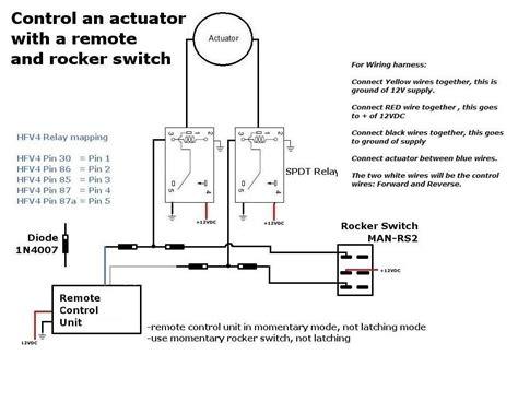 12 Volt Actuator Wiring Diagram