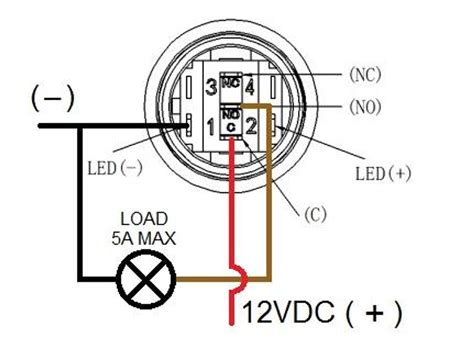 12 Volt Push Button Switch Wiring Diagram