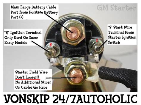 12 Volt Starter Wiring Diagram Gm