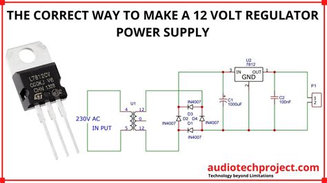 12 Volt Voltage Regulator Wiring Diagram