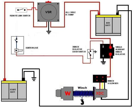 12 Volt Winch To Battery Wiring Diagram