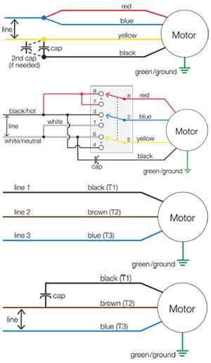 12 Wire Motor Wiring Diagram