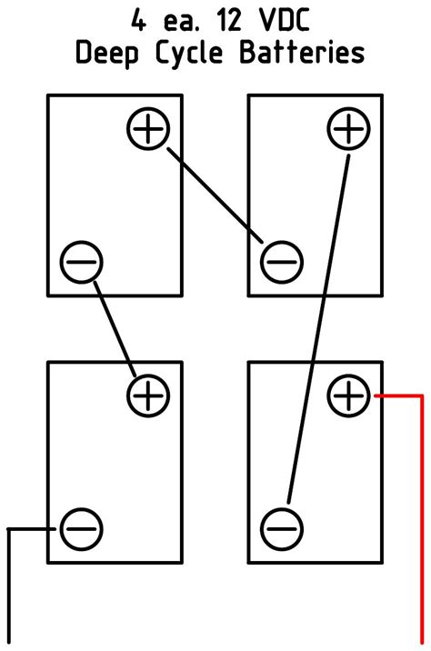 12 volt 4 battery wiring diagram 