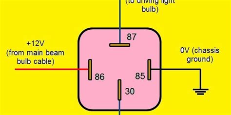 12 volt relay schematic 