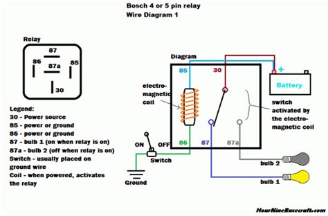 12 volt relay wiring diagram function 