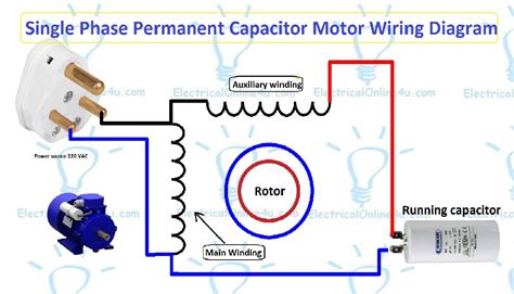 120v Motor Capacitor Wiring Diagram