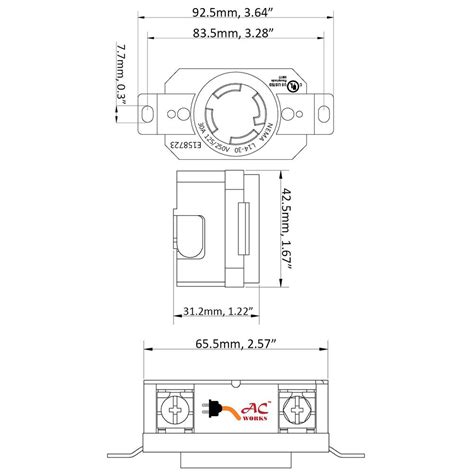 125 250 volt plug wiring diagram 