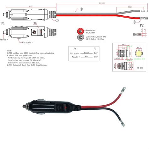 12v Cigarette Socket Wiring Diagram Schematic