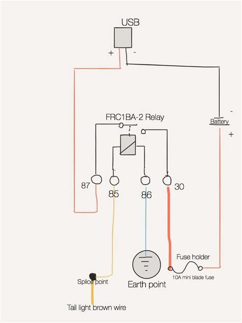 12v dual usb port wiring diagram 