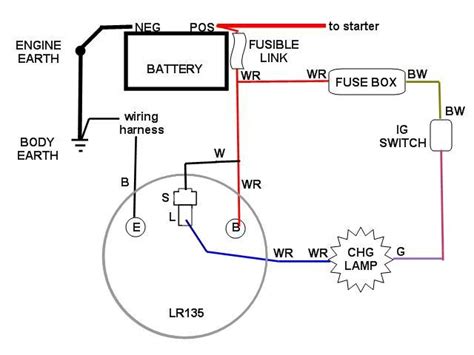 12v hitachi alternator wiring diagram 