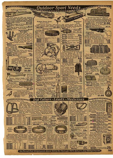 1800 Sears Catalog Kitchen Tools