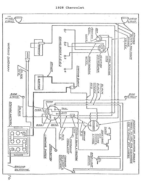 1928 Chevrolet Wiring Diagram