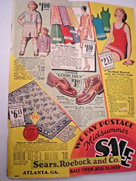 1929 Sears Catalog