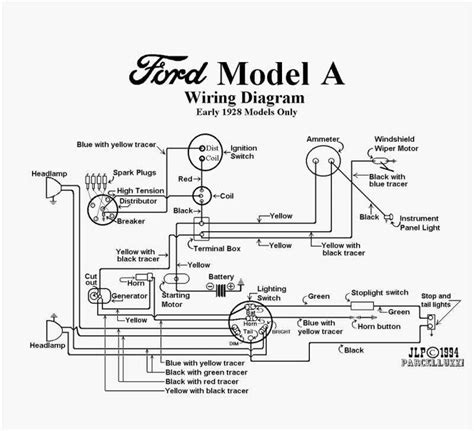 1930 model a ford headlight wiring 