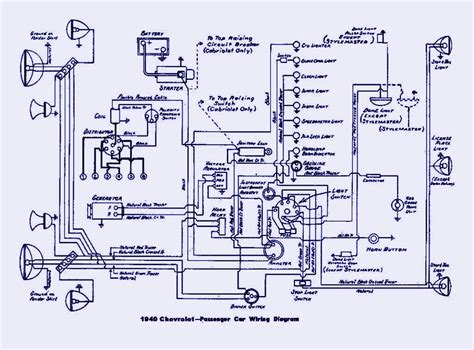 1940 Chevrolet Wiring Diagram