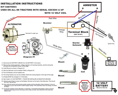 1951 8n wiring system diagram 