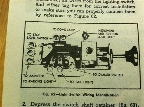 1953 Chevy Headlight Switch Wiring Diagram