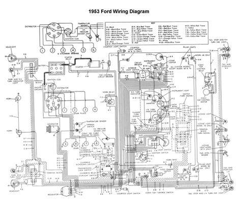 1953 ford car wiring diagram free picture 