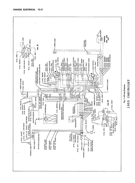 1955 1959 Chevy Truck Wiring Diagram