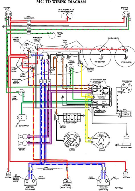 1955 mg wiring diagram 