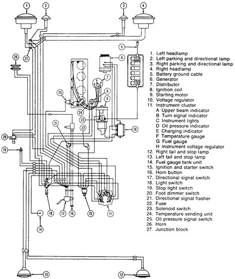 1955 willys jeep alternator wiring 