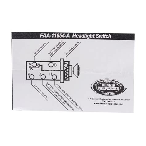 1956 Ford Headlight Switch Wiring Diagram