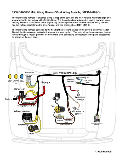 1956 f100 12v wiring diagram 