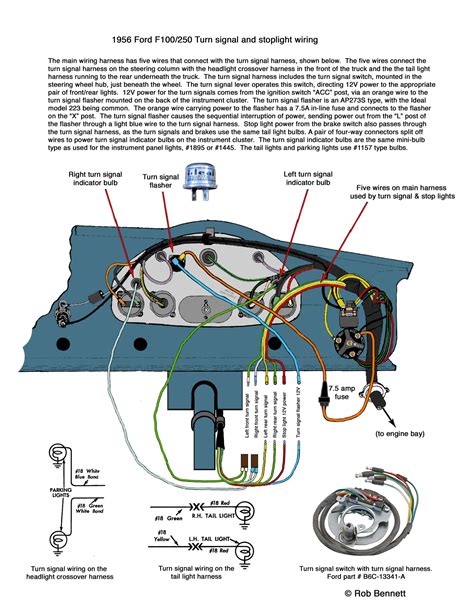 1956 ford dash wiring diagram 
