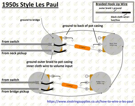 1957 Les Paul Wiring Diagram