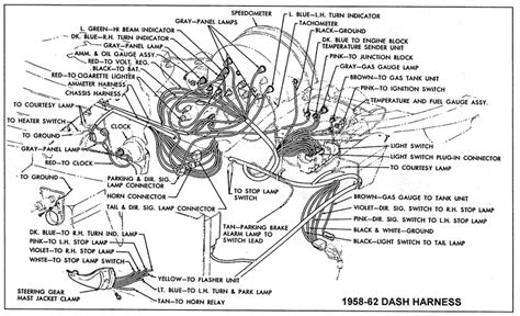 1958 Corvette Dash Wiring Diagram