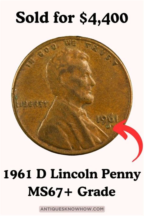 1961 Penny Value Chart