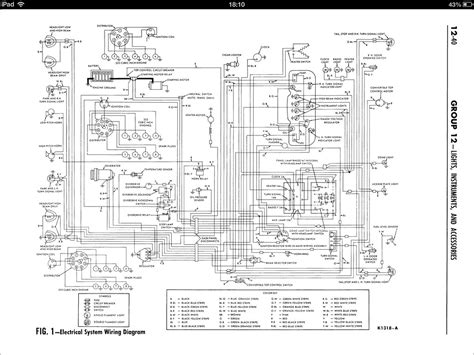 1962 ford galaxie wiring diagram schematic 