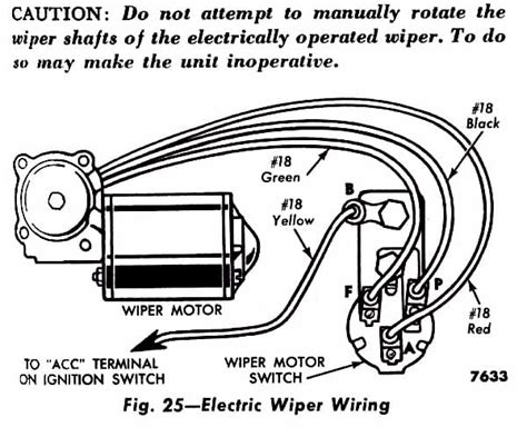 1962 impala 2 speed wiper motor wiring diagram 