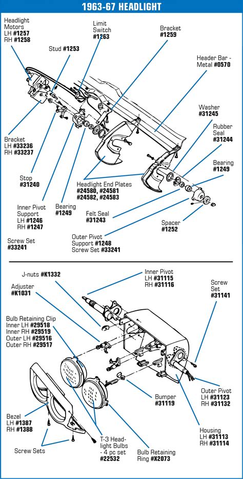 1963 Corvette Headlight Wiring Diagram