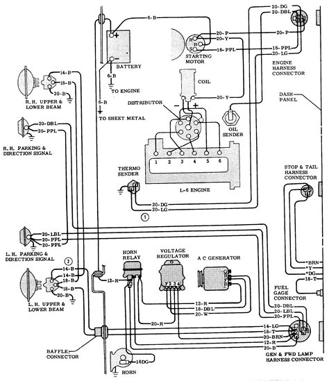 1963 chevy dash wiring diagram 