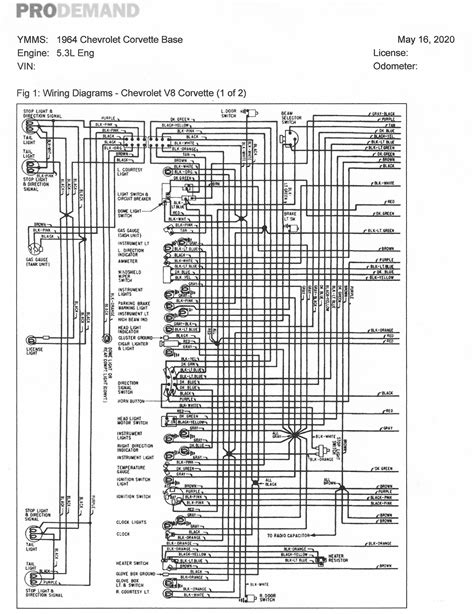 1964 Corvette Dash Wiring Diagram