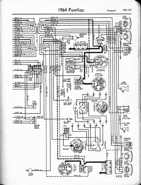 1964 Pontiac Tempest Wiring Diagram