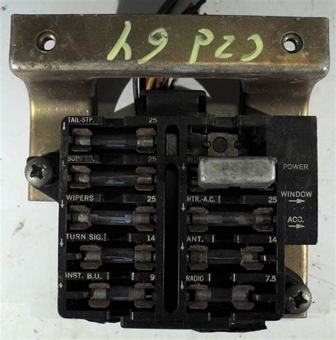 1964 cadillac fuse box 