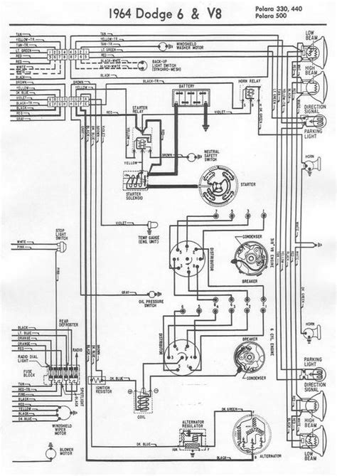 1964 dodge polara wiring diagram 